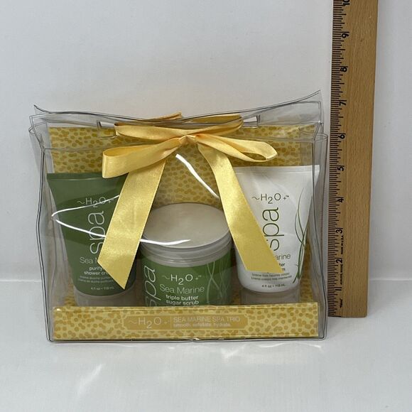 H2O+ SPA SEA MARINE Shower Cream | Sugar Scrub | Body Cream Gift Set - Picture 9 of 9